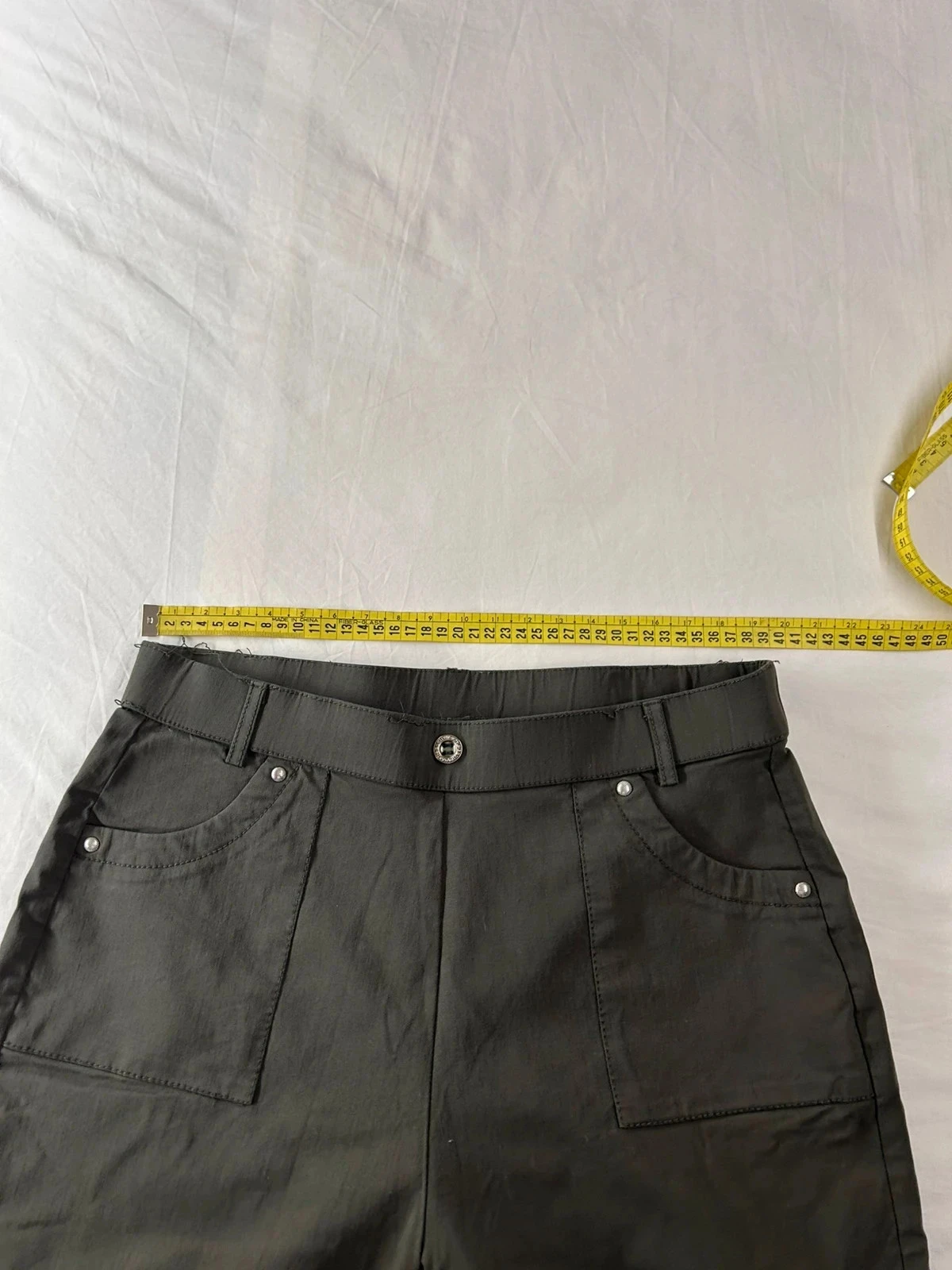 Vintage khaki green pants – photo 5